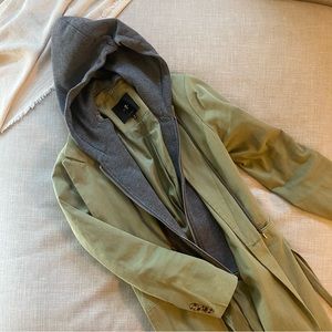 7 For All Mankind Trench With Hoodie